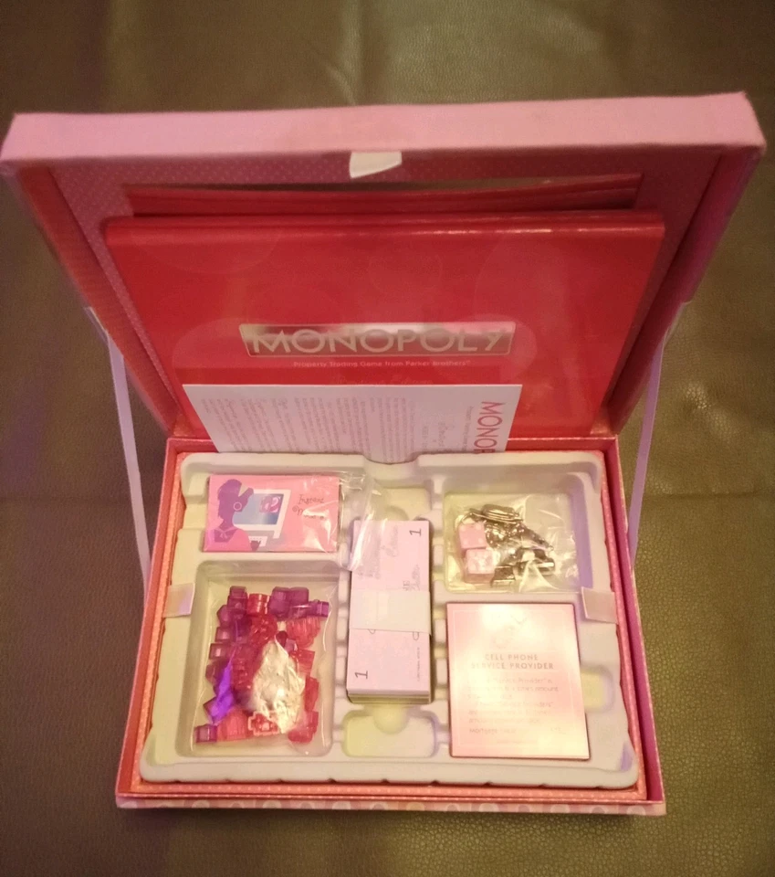 MONOPOLY Pink Boutique Edition Case And Board Only** - Image 4 of 4