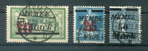 Memel 121/23 Set Gest. 55EUR (78568