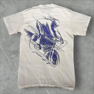 Vintage 90s Nike All Conditions Gear Cycling T Shirt Medium White Mountain Bike