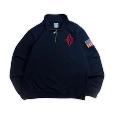 Fleecejacke Jeffrey Epstein Designer Pullover | Größen S-XXL | Dunkelblau/Weiß