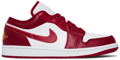 Air Jordan 1 Low Cardinal Red 553558-607 Men Size | eBay