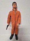 GI JOE 12" ACTION SOLDIER Eagle Eyes KUNG FU GRIP FLOCKED HAIR 1964 W/ WEAPON