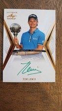 2012 Leaf Ultimate Golf Tom Lewis Auto #BA-TL1 Card