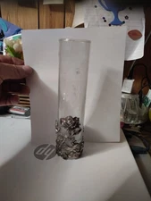 Vintage Arthur Court Bunny Collection Rabbit Rose Vase Hand Crafted Aluminum