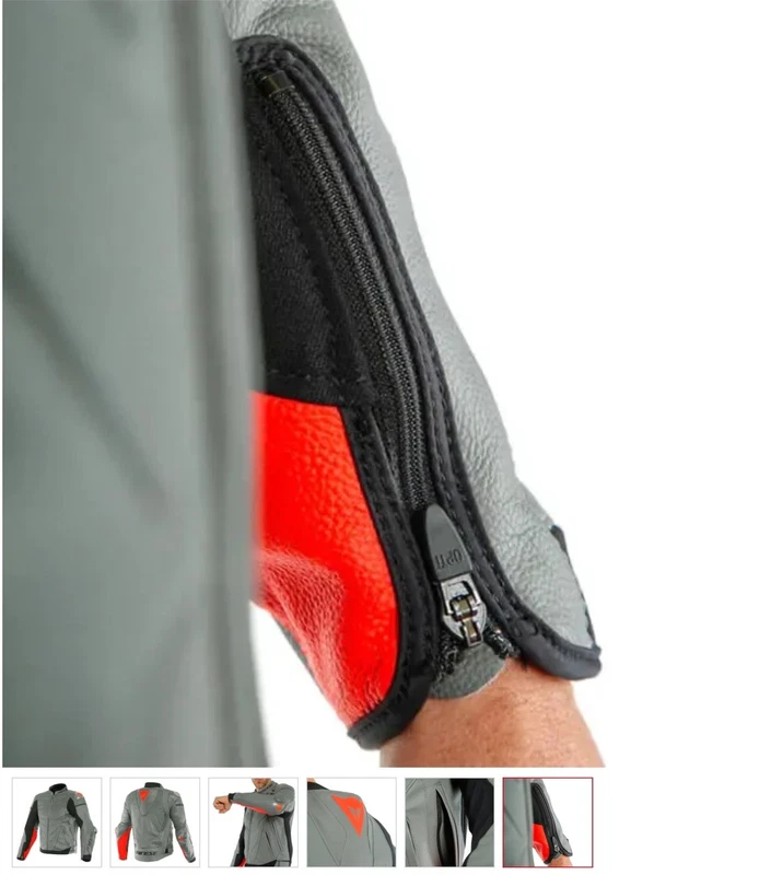 Dainese Super Race Leather Grey/Fluo Uk 36, photo 6 of 7