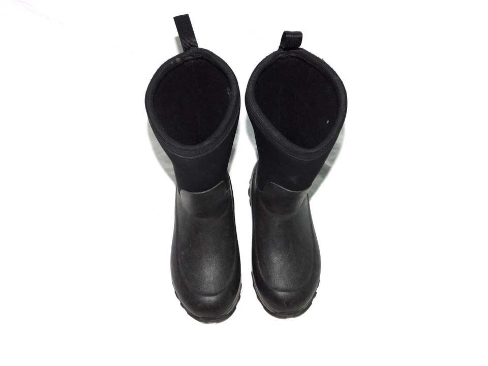 Botas Muck Niños Talla 12 Negras Nieve Lluvia Botas Impermeables Niños Niñas Media pantorrilla Foto 4 de 4