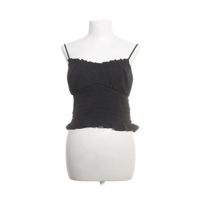 Open Edit, Crop Top, Größe: XS, Schwarz, Polyester, Einfarbig, Damen #wBw