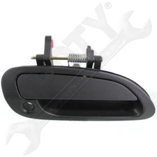 APDTY 92074 Exterior Door Handle Front Right Black