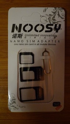 NOOSY NANO SIM CARD ADAPTERS SALE All Size For All Mobile Devices + Cell Phones