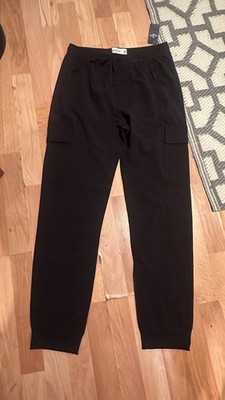 Abercrombie Kinder Hose 15-16 Jahre schwarz Cargo elastisch Jogginghose neu mit Etikett neu £42 