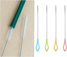 Water Bottle Straw Cleaning Brush, 4 PCS Drinking Brushes for Cleaning... 