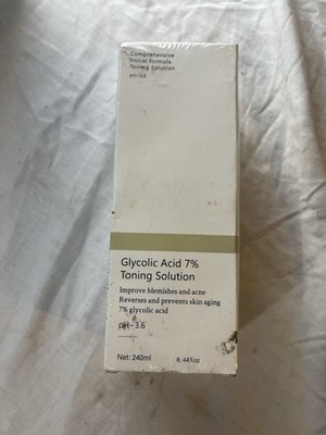 240ML Face Toning Glycolic Acid 7% Toning Resurfacing Solution