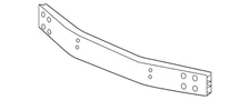 Genuine Honda Front Bumper Impact Bar 71131-TR0-A00