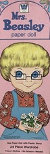 VINTAGE 1960 Mrs Beasley PAPER DOLL~CUTE LAZR REPRODUCTIN~FROM ORG IN SIZE UNCUT