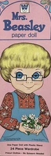 VINTAGE 1960 Mrs Beasley PAPER DOLL~CUTE LAZR REPRODUCTIN~FROM ORG IN SIZE UNCUT