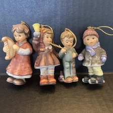 Goebel Studio Hummel Christmas Ornaments  LOT 4