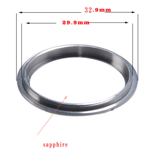 Caja trasera de reloj de acero pulido modificación de cristal de zafiro para SKX007 SRPD - Imagen 3 de 6