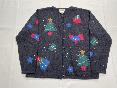 Button Down Christmas Sweater Size 