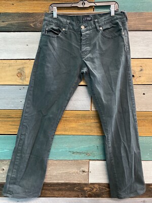 ARMANI JEANS Comfort Fit Fabric Button Fly Regular Leg Size 31X30