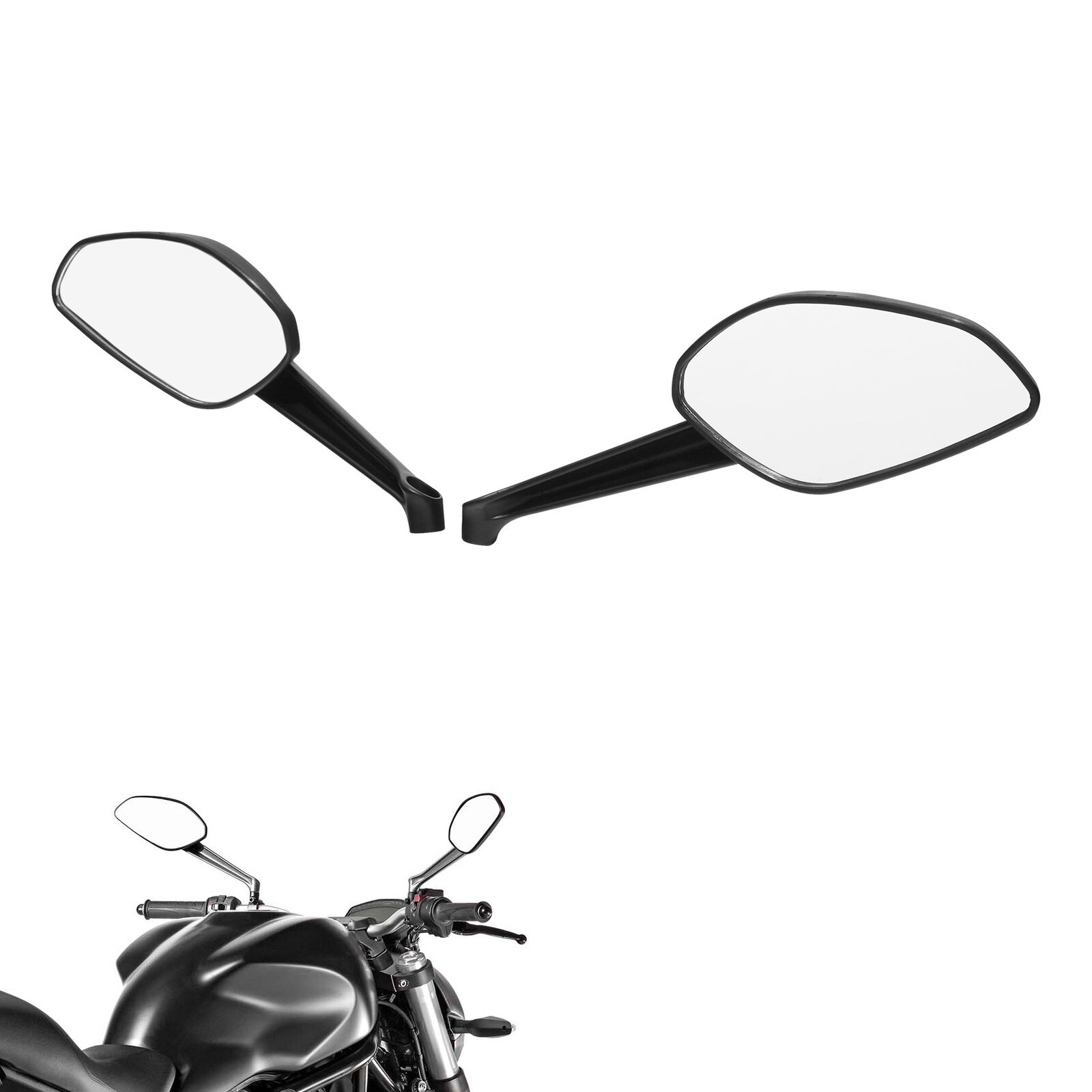 Left Right Rear View Mirror Fit For Ducati Diavel 14 Monster 821