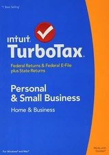 TurboTax 2014 Home and Business Federal + State + Federal  brand new sealed 4936