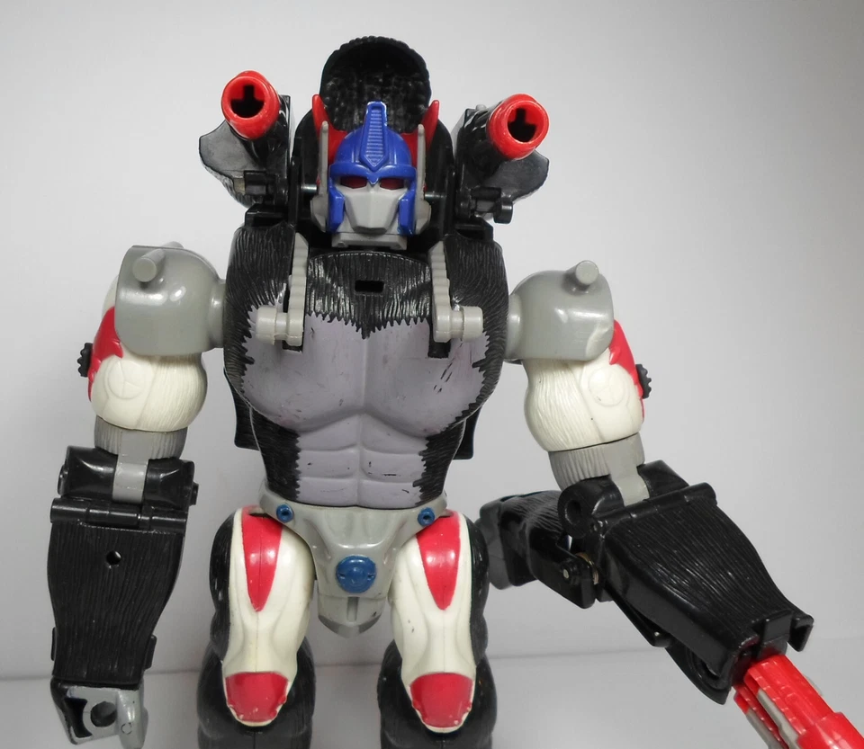 HASBRO VTG 1996 TRANSFORMERS BEAST WARS OPTIMUS PRIMAL INCOMLETE GORILLA ROBOT - Image 3 of 4