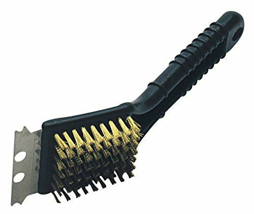 Cepillo Plastico Bbq 2 En 1 En Oferta Cepillo De Limpieza Campingaz Con Acero Y Cerdas De Latón Con Raspador Barbacoa