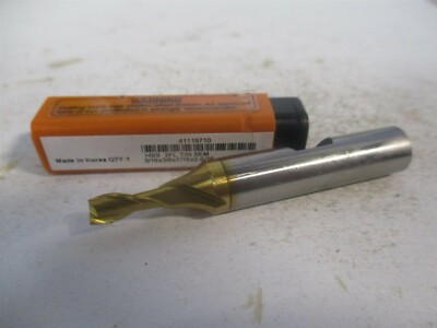 (E8030012) 3/16'' x 7/16'' x 3/8'' x 2-5/16'' OAL HSS 2 Flute Square End Mill 