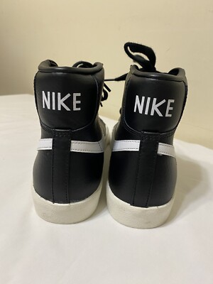 Nike Blazer Mid \'77 Vintage BQ6806-002 Black Leather Sneaker Men’s Sz 8 Nike Blazer Mid  main image 4