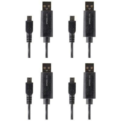 [2er PACK] Speedlink Ladekabel PS3-STREAM Play&Charge Cable Set für PS3 Gamepad