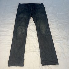 DIESEL Safado Regular Slim Straight Men's Blue Jeans W32 x L32 Made in USA OU801