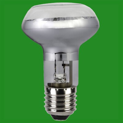 6x 42W =60W Eco Halogen R63 dimmbar klar Reflektor Spot Leuchte Lampe ES E27 Birne