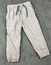 Tommy Bahama 4 4t Boy Gray Jogger Pants Drawstring Logo