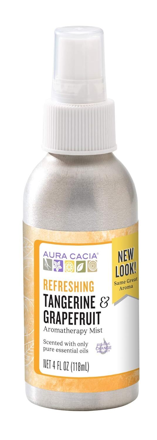 Ароматерапевтический туман Aura Cacia с мандарином и грейпфрутом по 1 штуке по 4 унции 5590₽