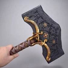 God of War Edición Ragnarok Mjolnir Hammer Réplica Thor Caja Juego Coleccionistas