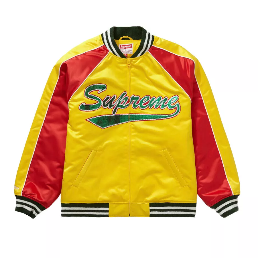 値下げ中Supreme mitchell\u0026ness varsity jacket宜しくお願いします