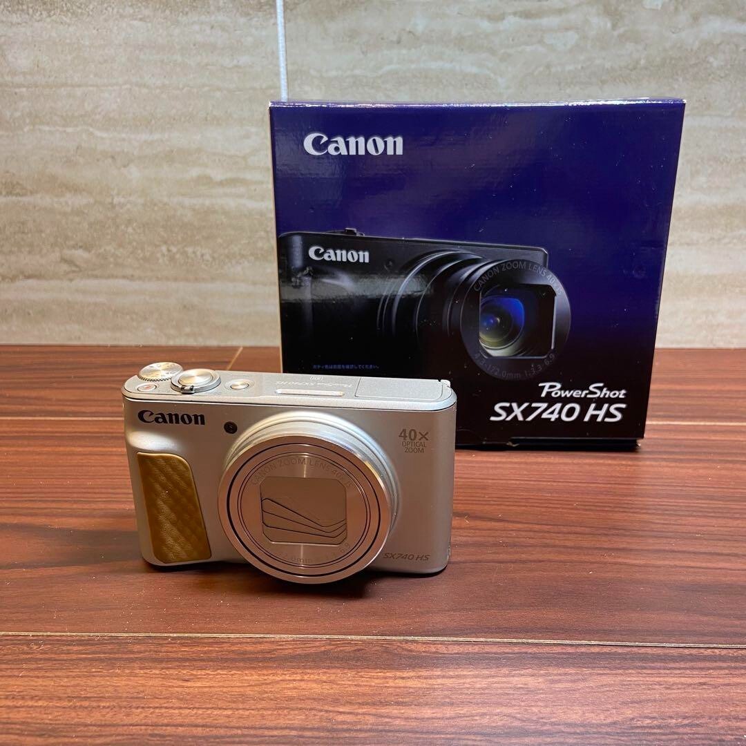 Canon PowerShot SX740 HS シルバー SDカードつき
