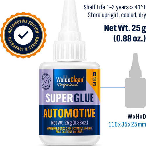 Super Glue, High Performance Adhesive, For Cars & Vehicles, Liquid Extra Strong - Picture 8 of 12