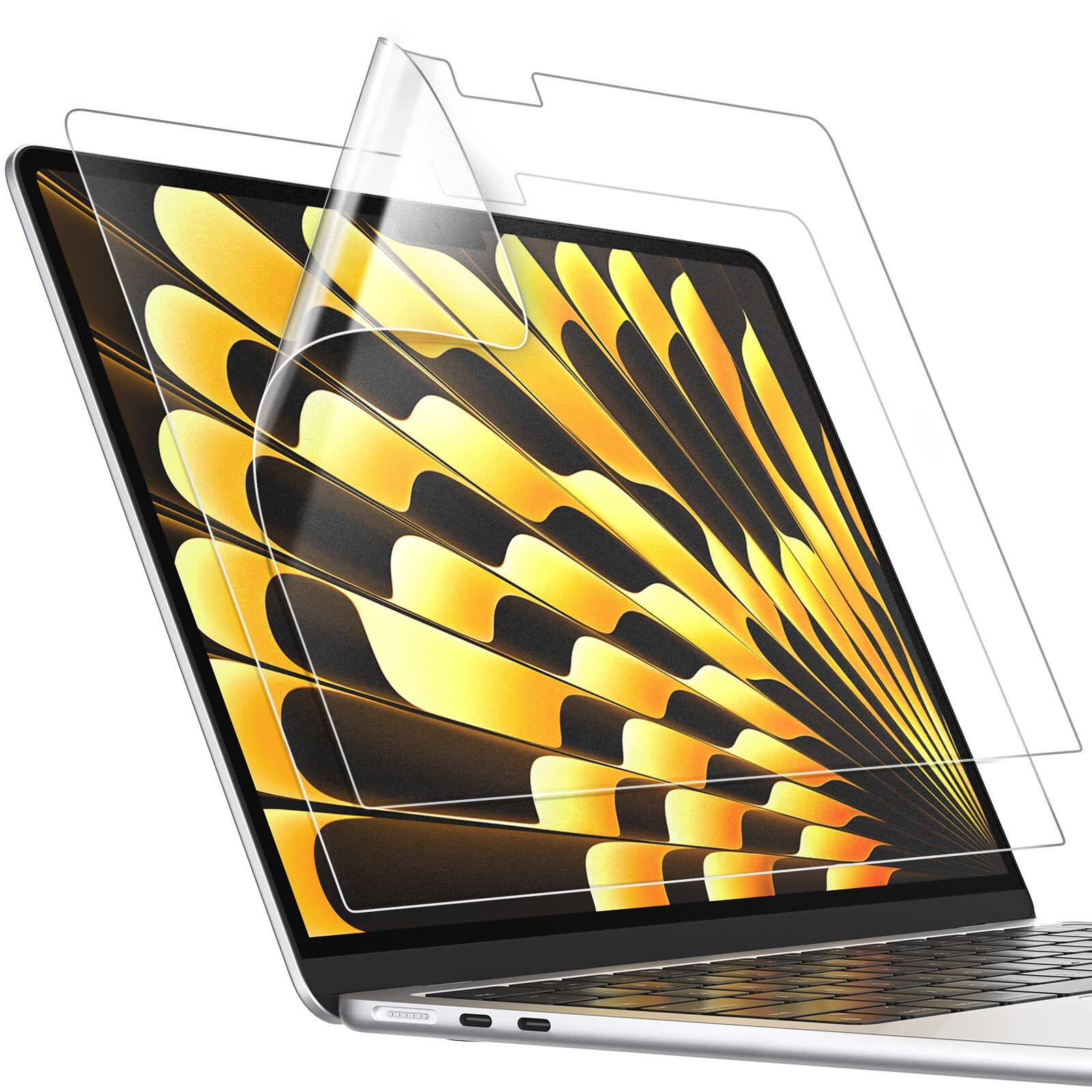 JETech Screen Protector for MacBook Air 15.3-Inch (2024/2023, M3/M2), 2-Pack