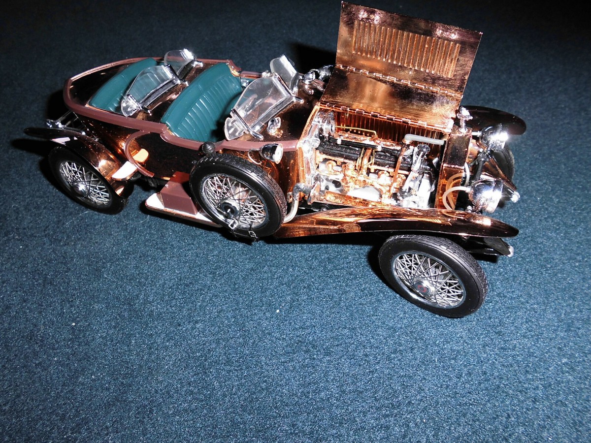 Franklin Mint 1:24 - 2 - Modelauto - Rolls Royce Silver Gost Limousine B11YA73 (avec certificat