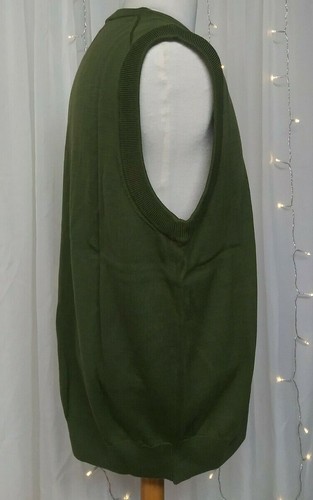 New w/Tag Alister MacKenzie Green 100% Merino Wool Sweater Vest mens size Large - Picture 4 of 8
