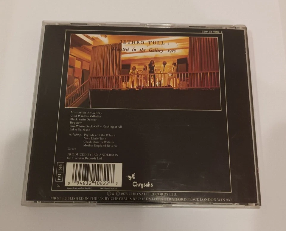 Jethro Tull  - Minstrel in the Gallery  CD - Image 2 of 3