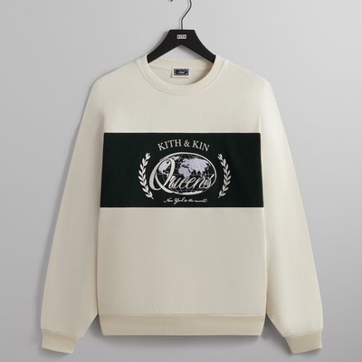 Kith Nelson Rugby Crewneck Sweatshirt in Silk Men 