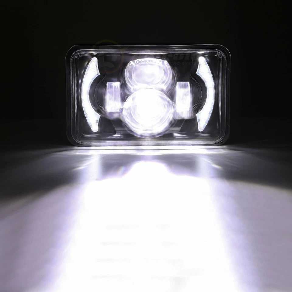 Faros antiniebla de haz sellado alto/bajo LED de 4x6"" para GMC W3500 W4500 W5500 4 un. Foto 2 de 4