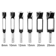 8-40mm Carbon Steel Dowel Plug Cutter Tenon Drill Bit Wood Deep Plug Cutter
