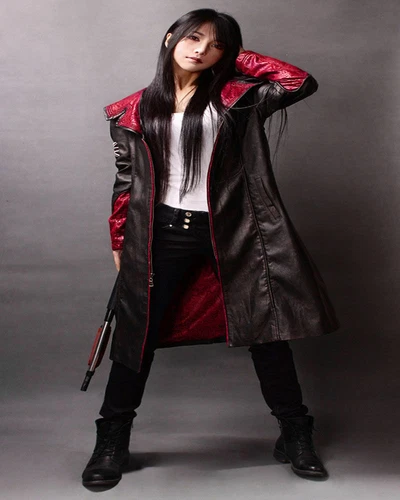 DMC Devil May Cry 5 Dante Cosplay Disfraz Solo Chaqueta Solo Abrigo - Imagen 4 de 6