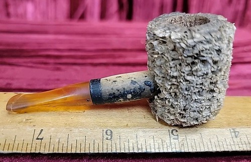 Vintage Antique BUESCHER'S World Famous PIPE Sweet Corn Cob Pipe - 第 1/13 張圖片