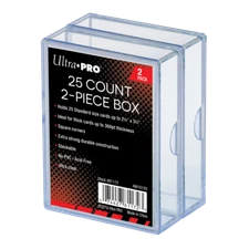 Ultra PRO 2 Piece Storage Organizer Boxes New Case Sports Trading Holder Clear