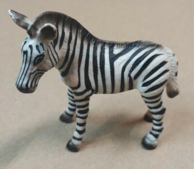 Vintage Schleich Germany  Retired Zebra PVC Animals 1998