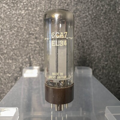 Amperex EL34 Vacuum Tube Vintage Rare 6CA7 Made in Britain | eBay